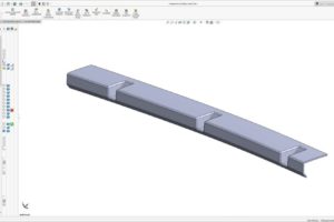 SolidWorks Center Trim Shell Hole Layer 2