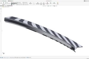 SolidWorks Center Trim Zebra Stripes Analysis