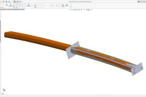 SolidWorks Sweep Surface Profile Intersection Projected Curves Half Build