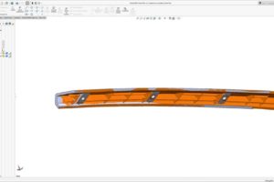 SolidWorks Sweep Surface Profile Intersection Projected Curves Half Hole Location