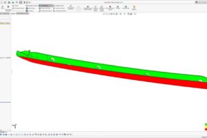 Toyota MR2 C - Pillar Trim SolidWorks Draft Analysis for Manufacturing
