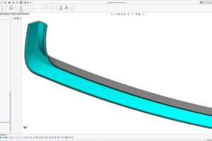 Toyota MR2 C - Pillar Trim SolidWorks Two Layer Thickened
