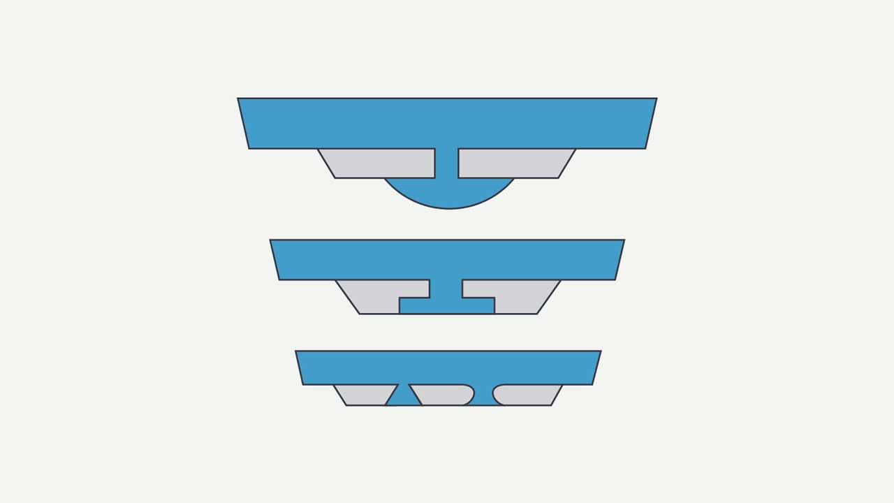 Interlocking-features-for-two-shot-molding-process