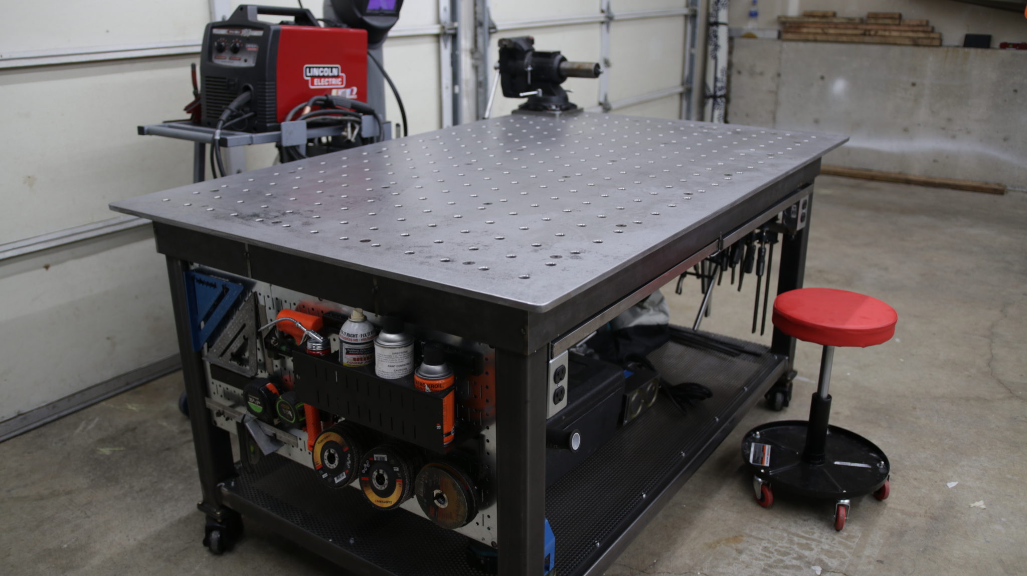 Homemade Welding Fixture Table Workbench built from scratch