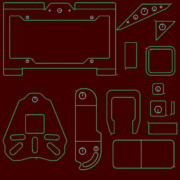 Version 2 - Tire Carrier DXF File