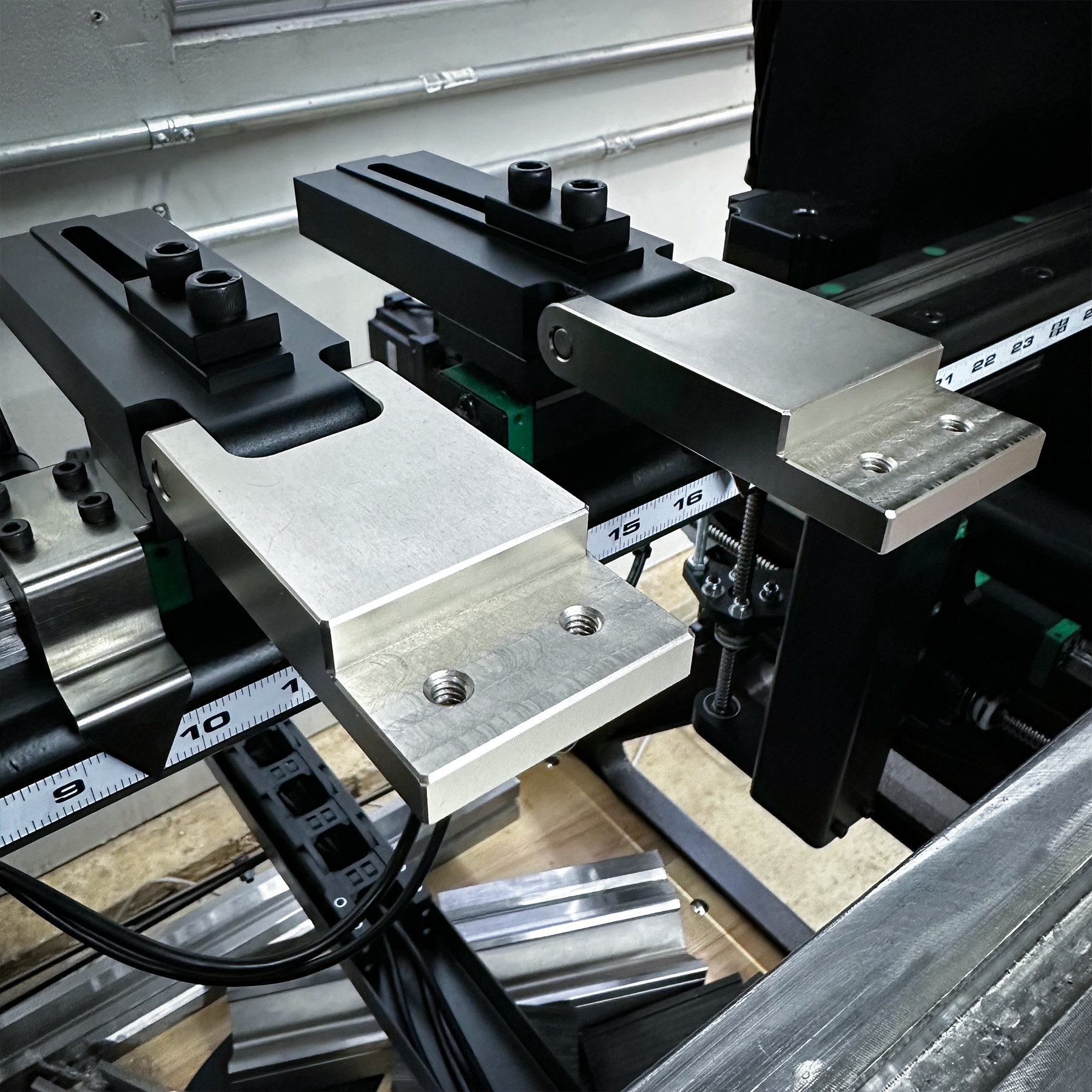 Backgauge Finger upgrade - langmuir pressbrake