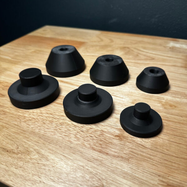 Wide-Face 3D Printed Dimple Dies - Starter Set